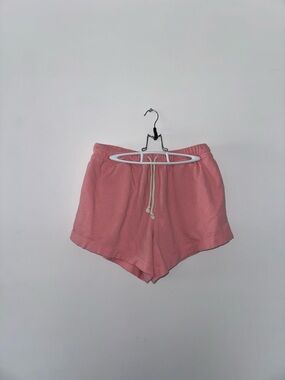 aerie Soft Pink Jersey Drawstring Shorts